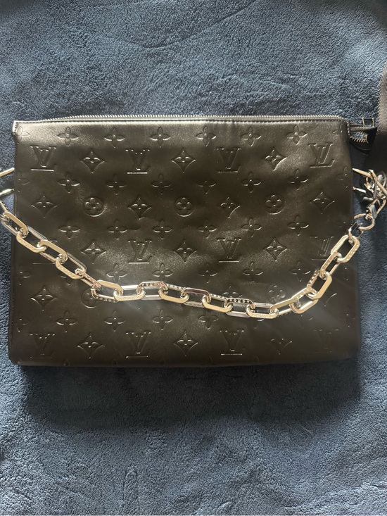 Louis Vuitton Handbags - Louis Vuitton Coussin PM Black Lambskin with Chunky Silver Chain